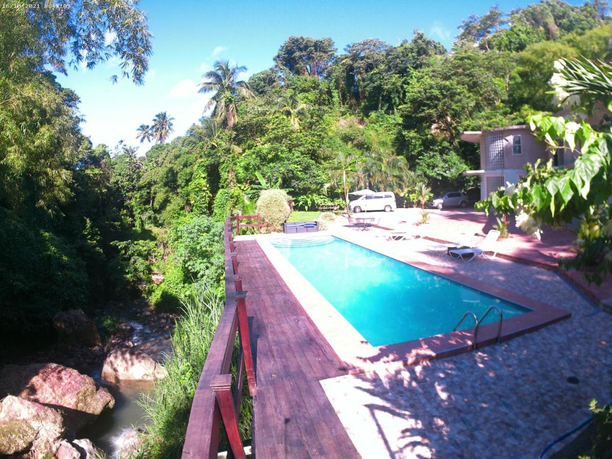 Toraille Waterfall Poolside Apartment Soufriere Exterior photo